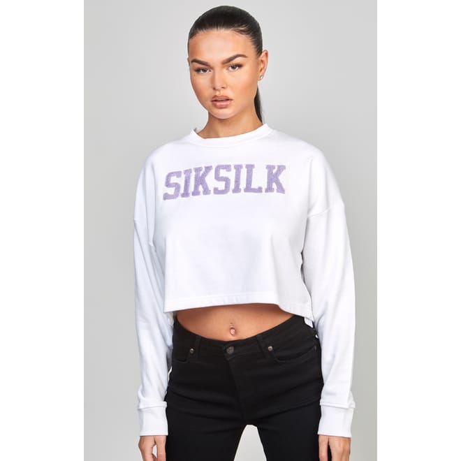 Cropped Varsity Sweatshirt