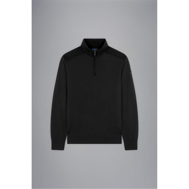 Funnel Neck Regular Fit Long Sleeve Sweater