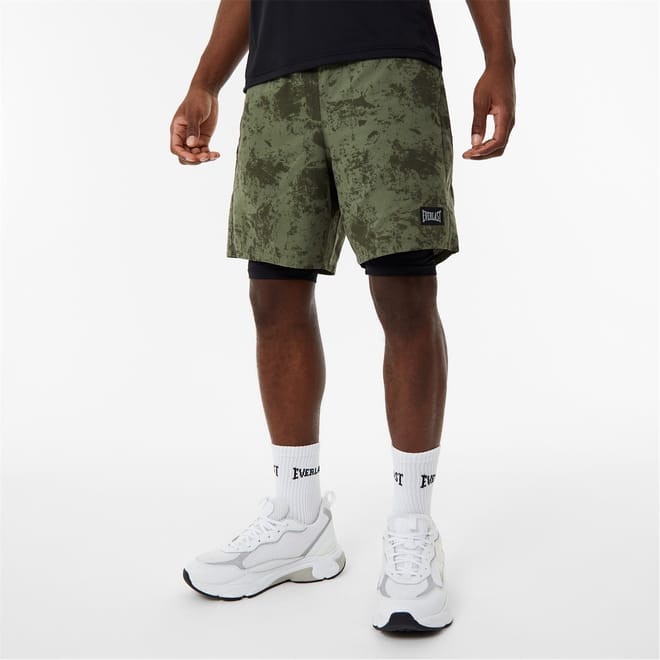 Mens 2 In 1 Shorts