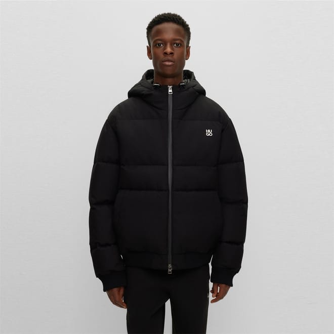 Hooded Puffer Jacket Relaxed Fit