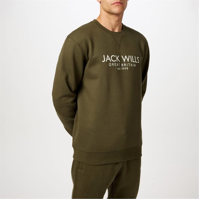 Belvue Graphic Logo Crew Neck Sweatshirt