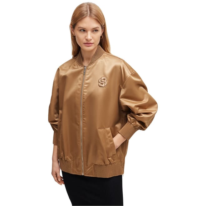 Short Bomber Oversize Jacket