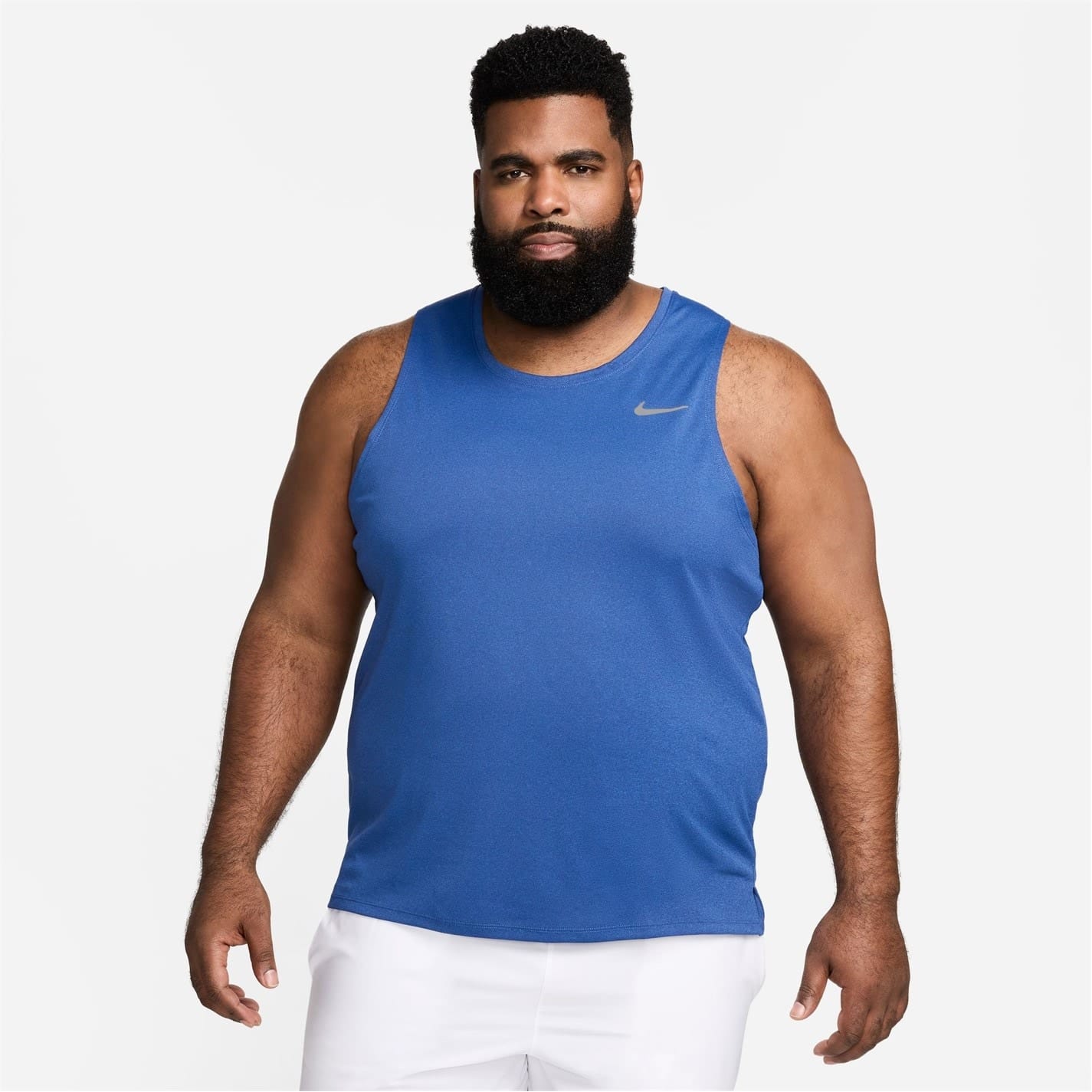 Blue Nike Mens Dri Fit Miler Running Tank Get The Label