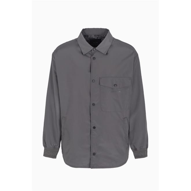 Nylon Relaxed Fit Overshirt