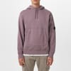 Diagonal Raised Fleece Hoodie