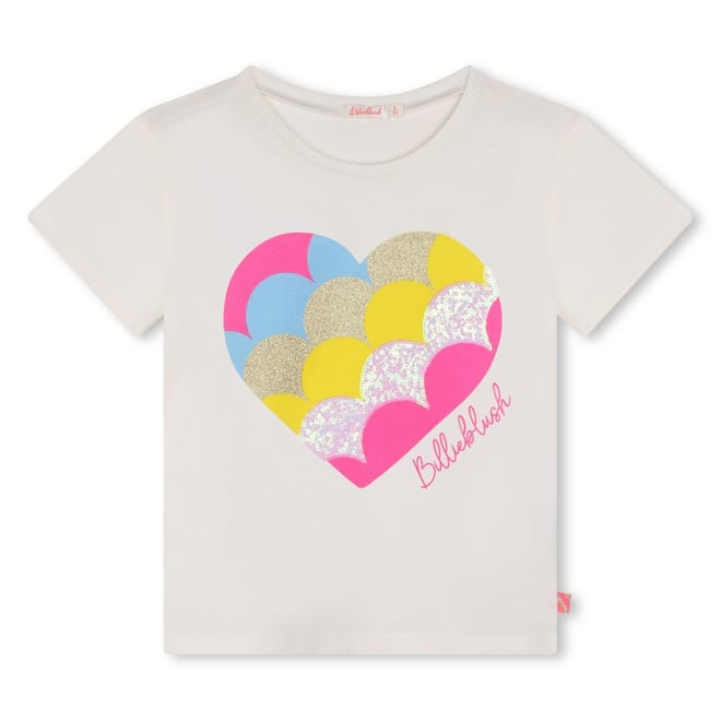 Heart Regular Fit Crew Neck T-Shirt
