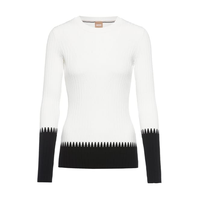 Fedrina Ribbed Knitted Sweater