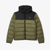 Hw Hooded Crocodile Print Puffer Jacket