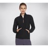Womens Goluxe Rib 1 4 Zip Fleece