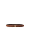 Reversible Leather Skinny Belt