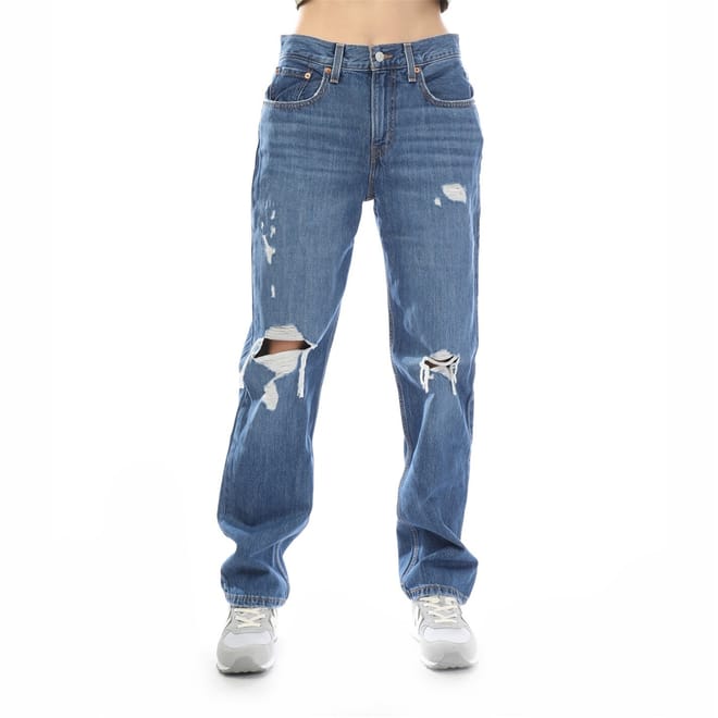 Low Pro Distressed Relaxed Jeans