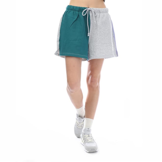Colour Block Sweat Shorts