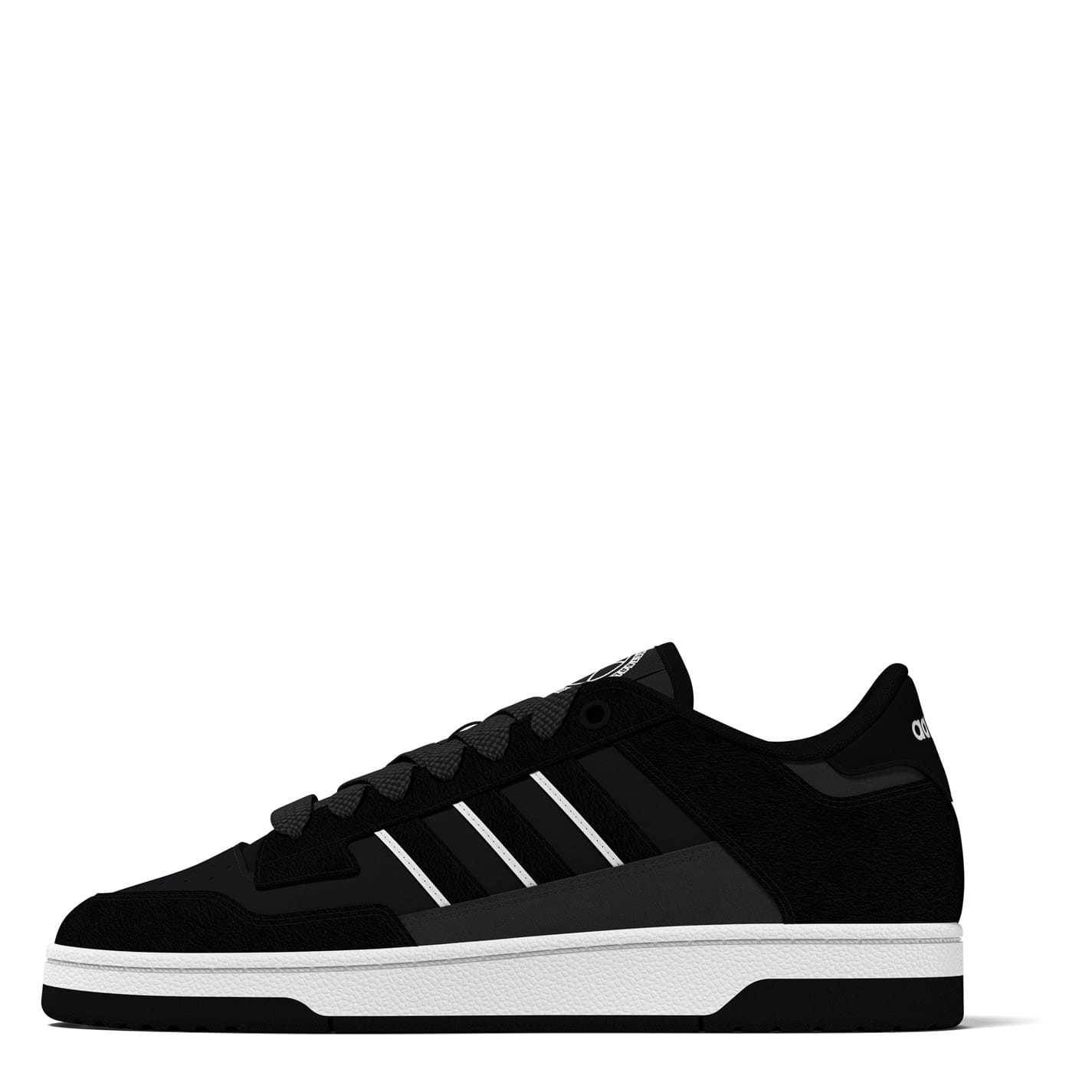 Low top black adidas on sale