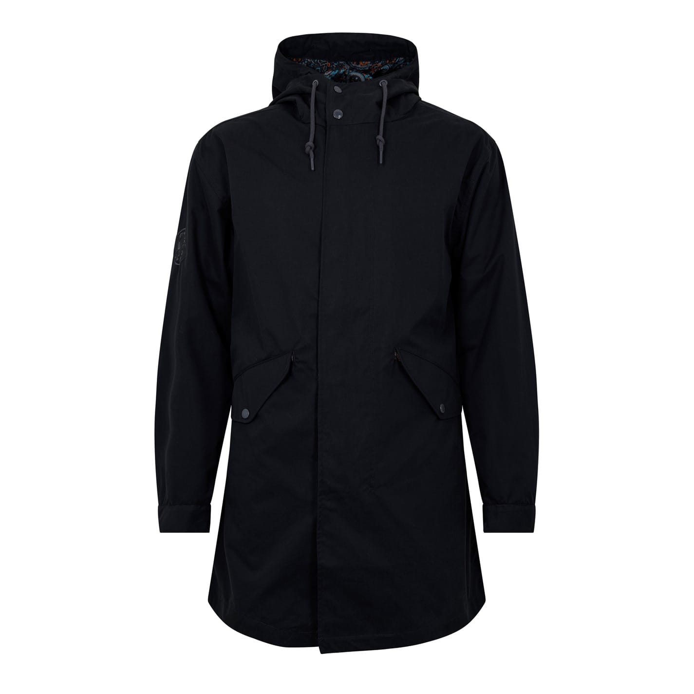 Pretty green parka black best sale