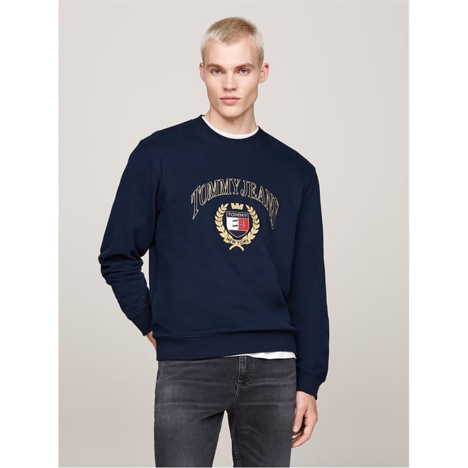 Embroidery Pullover Sweatshirt