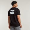 Burger Logo Print Crew Neck T-Shirt