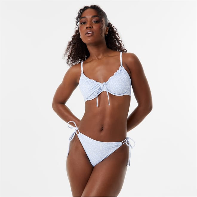 Loop Side Floral Bikini Bottom