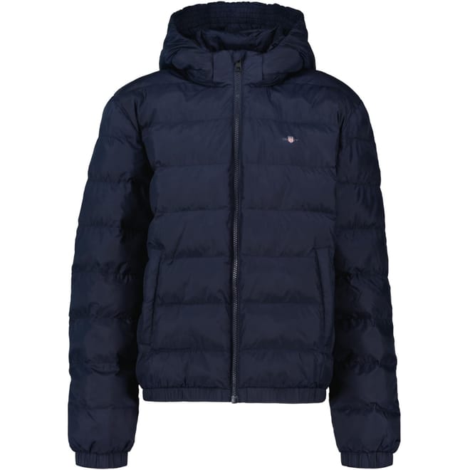 Hooded Logo Puffer Jacket