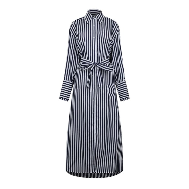 Collared Neck Midi Dress