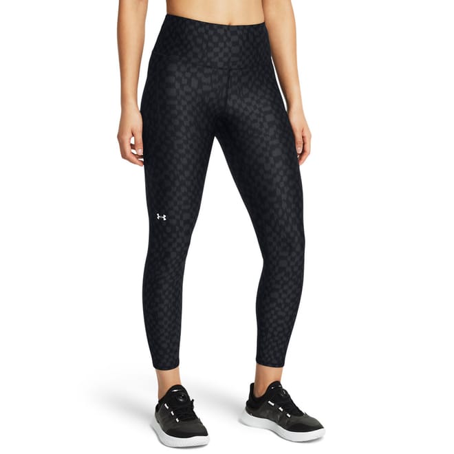 HeatGear No-Slip Waistband Printed Ankle Leggings