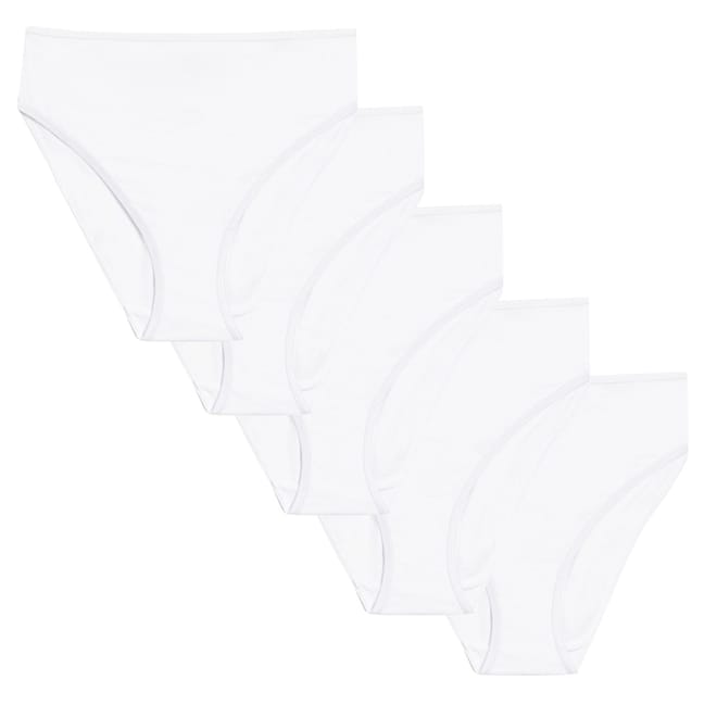 5 Pack High Leg Briefs