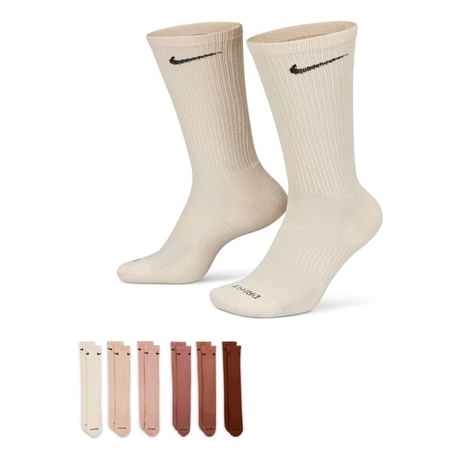 6 Pack Cushioned Training Crew Socks
