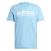 Mens Essentials Single Jersey Linear Embroidered Logo T-Shirt