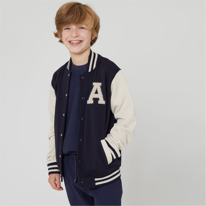 Varsity Lettering Regular Fit Jacket
