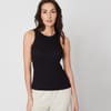 Rib Slim Fit Racer Tank