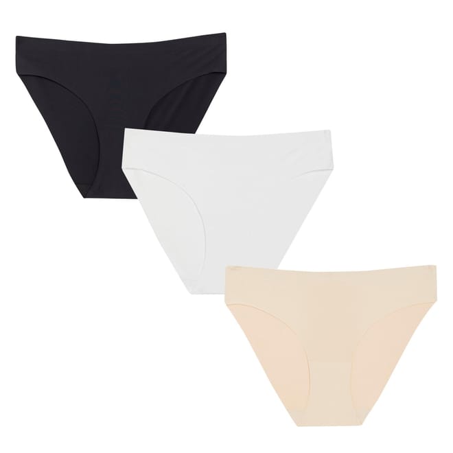 3 Pack No VPL Hipsters