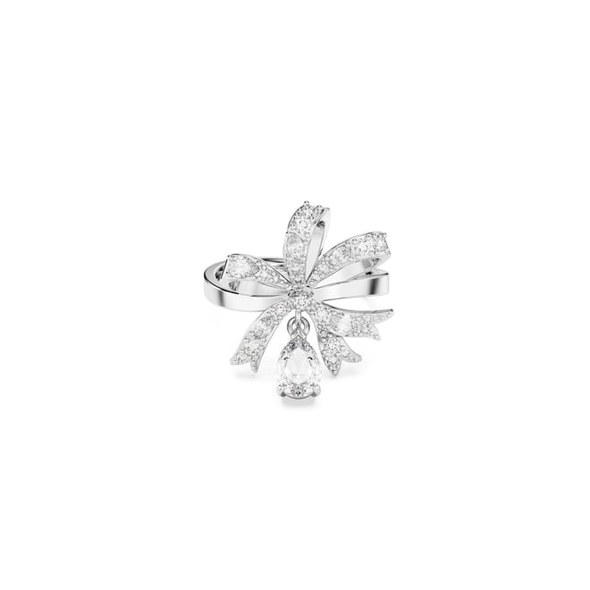Diamond Rhinestone Ring with Charm