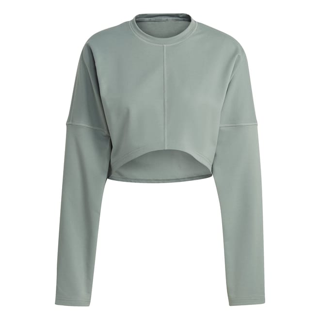 Womens Yoga Studio Cropped Sweatshirt