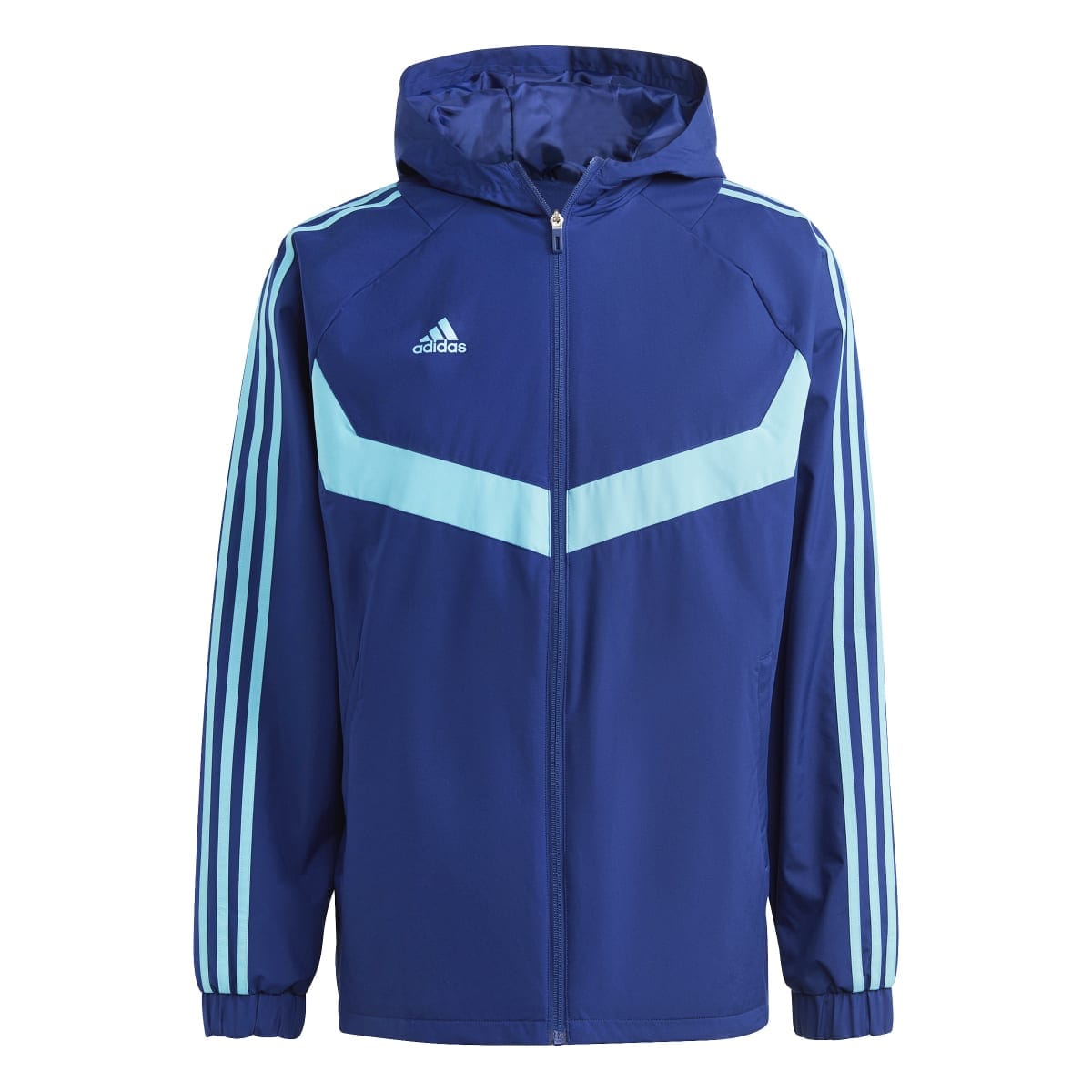 adidas Tiro Warm Windbreaker Jacket in Blue