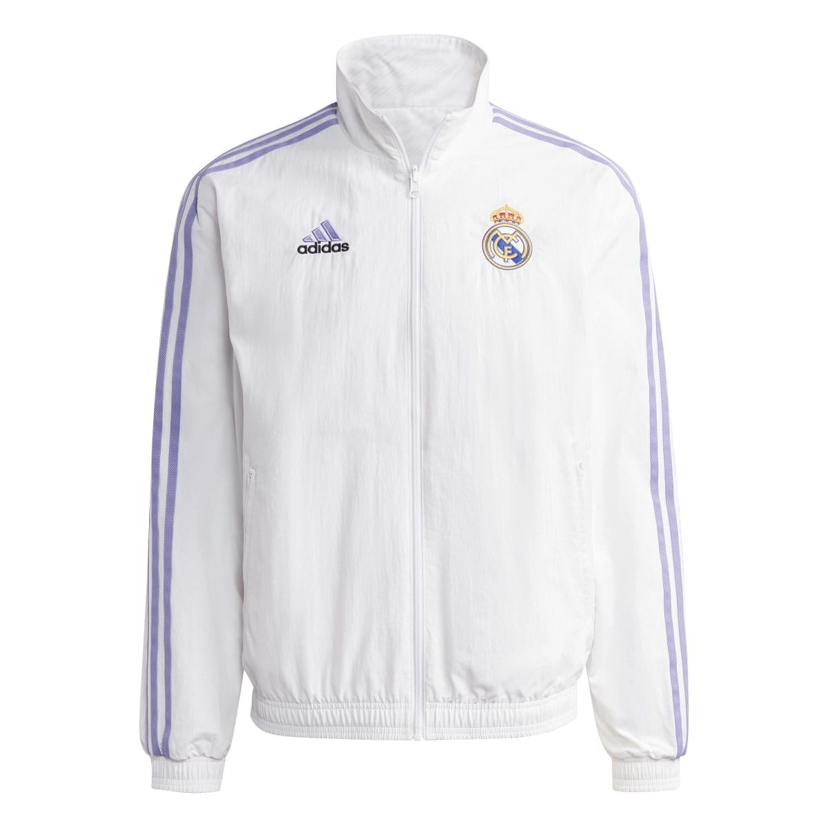White adidas Mens Real Madrid 2022/23 Reversible Track