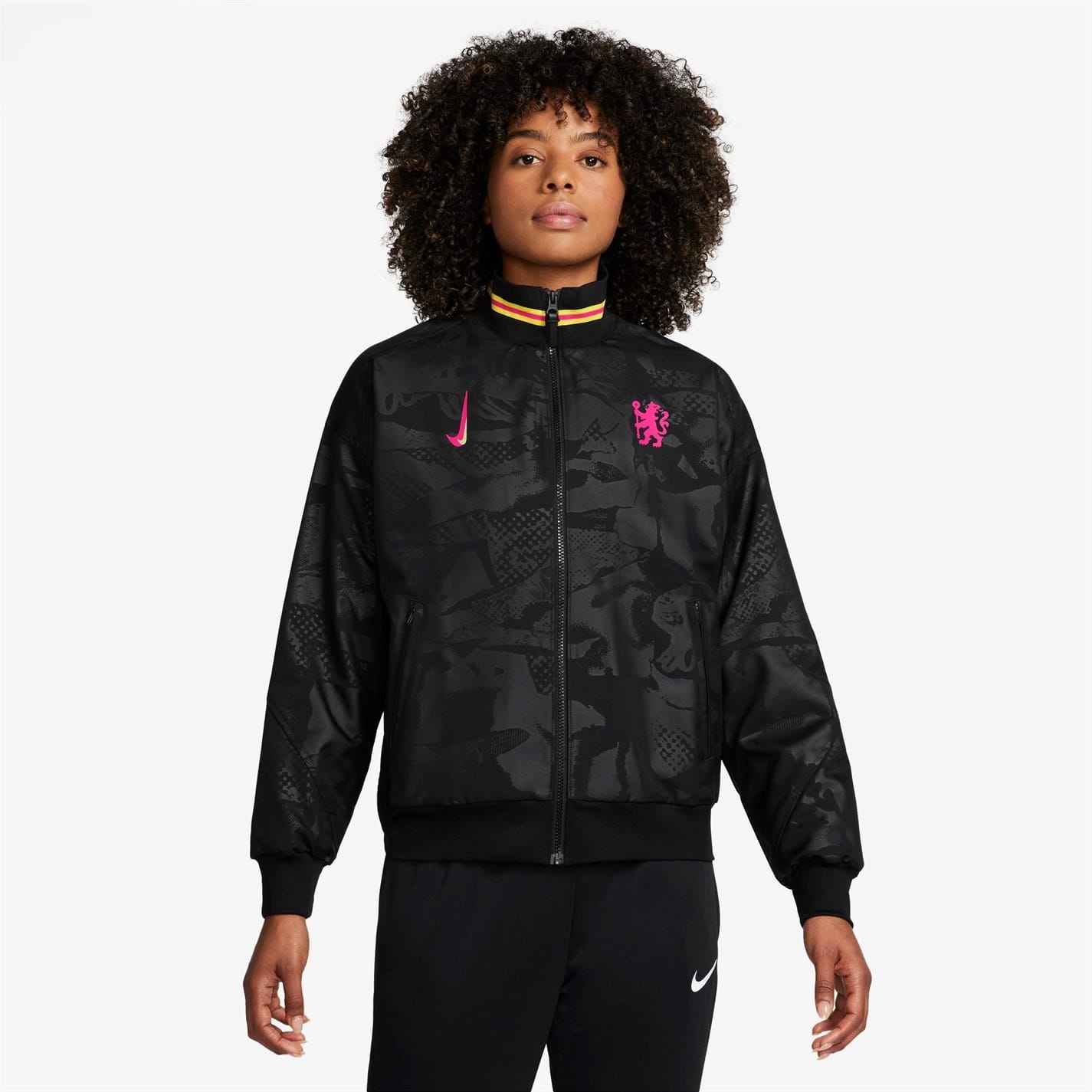 Black Nike Womens Chelsea Strike Third Anthem Jacket 2024