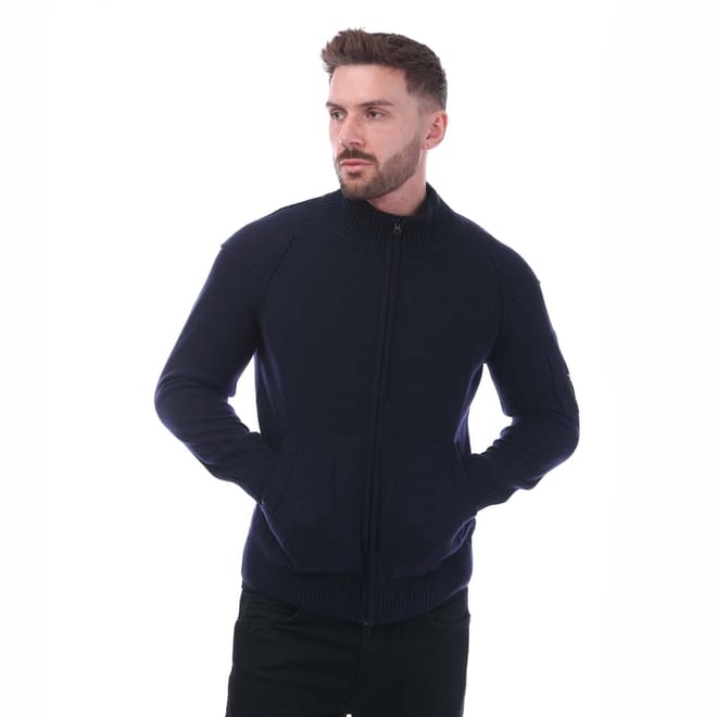 Lambswool GRS Zipped Cardigan