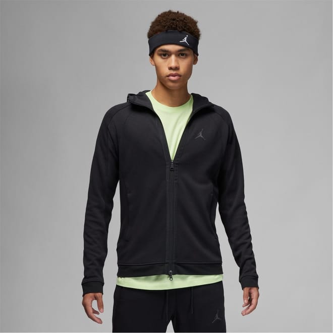 Mens Jordan Dri Fit Sport Air Fleece Full Zip Hoodie