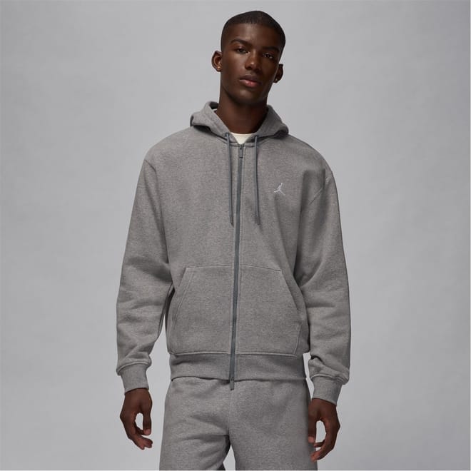 Mens Essentials Full Zip Fleece Hoodie