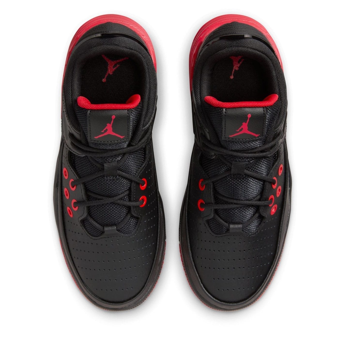 Red jordans big kids deals