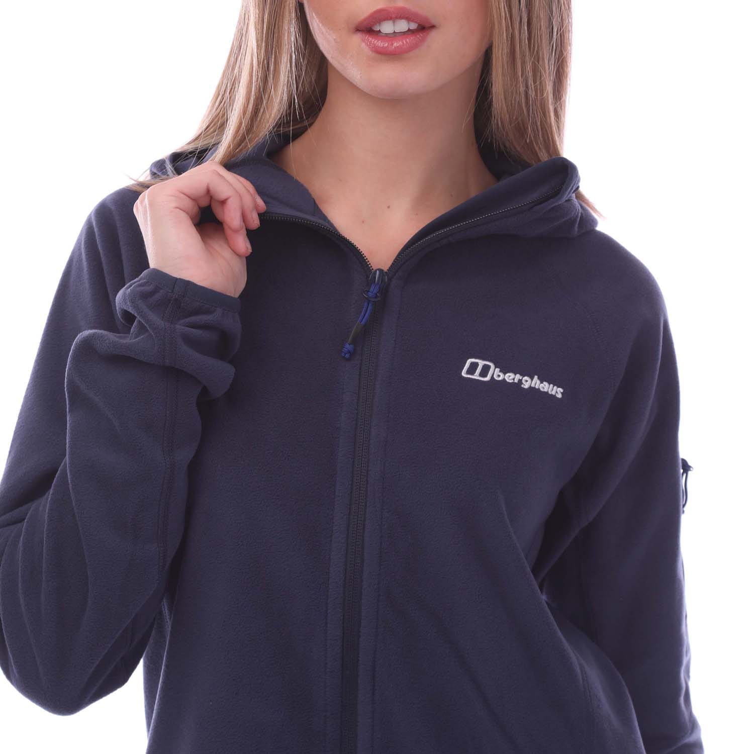 Dark Blue Berghaus Kedron Eco Hooded Fleece Jacket Get The Label