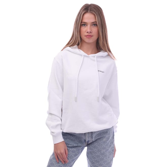 Floral Embroidered Arrow Regular Hoodie