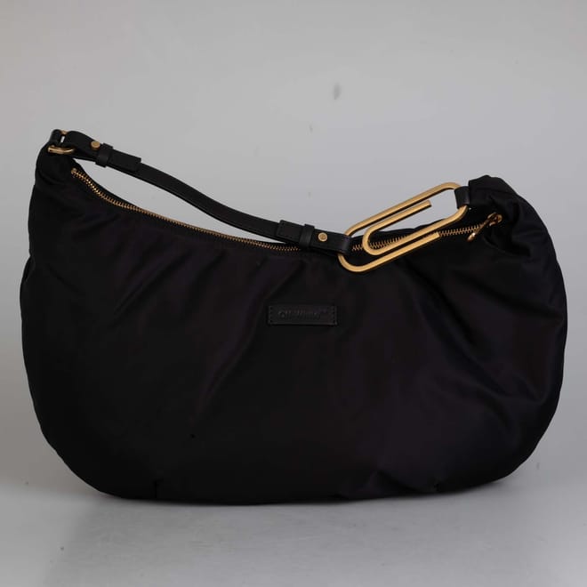 Paperclip Hobo Nylon Bag