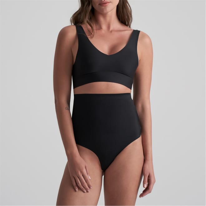 Bra Invisible  High Waist Thong With Light Control