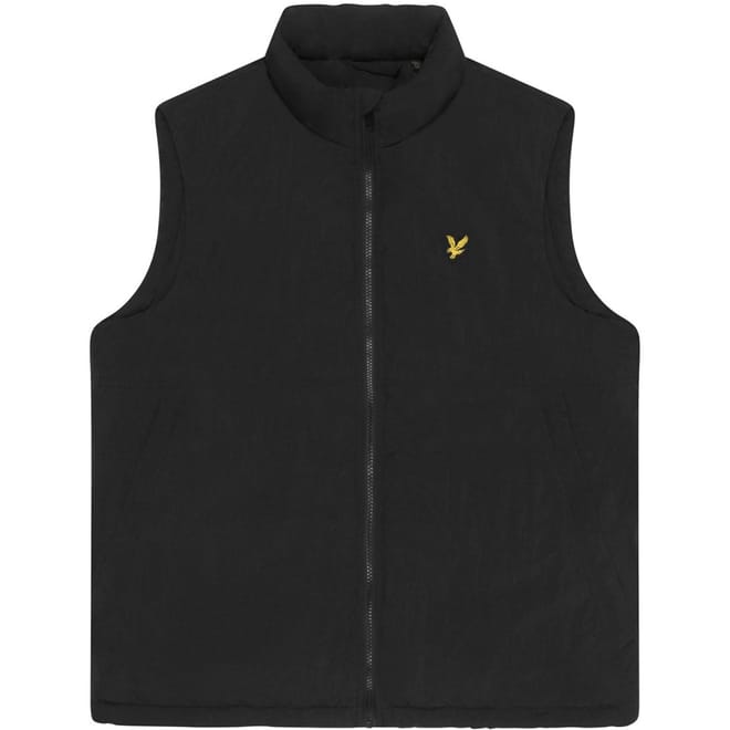 Mock Neck Regular Fit Padded Vest