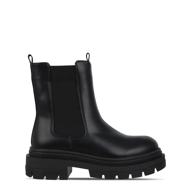 Chunky Block Heel Chelsea Boots
