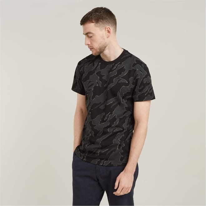 Camo Crew Neck Regular Fit T-Shirt