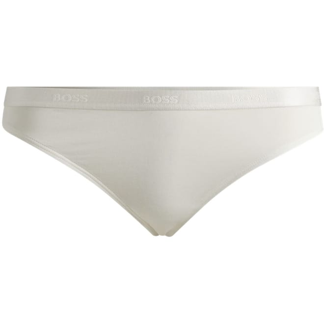Logo Embellish Thong