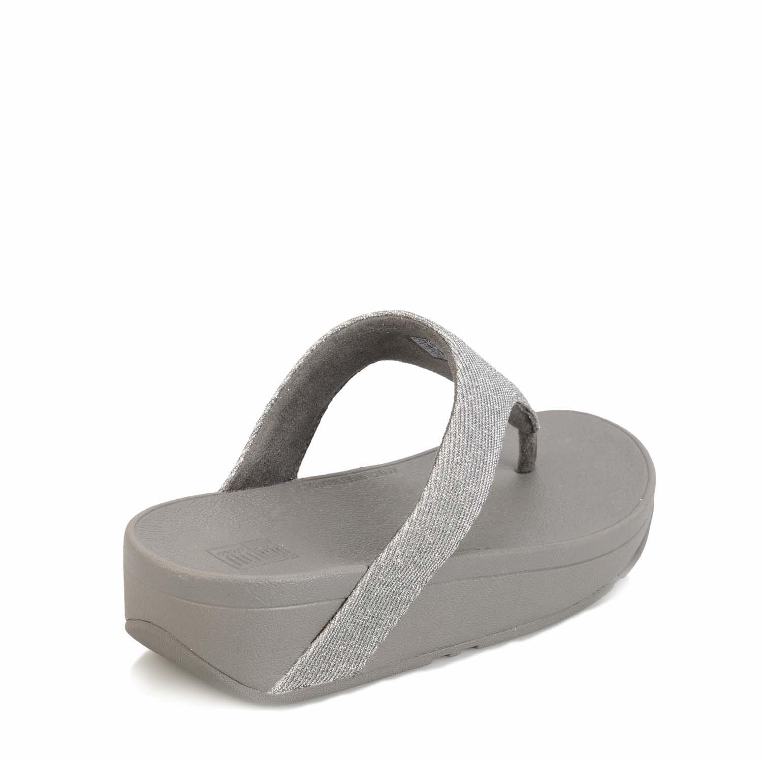 Gunmetal Fit Flop Lottie Glitzy Toe Thong Sandals - Get The