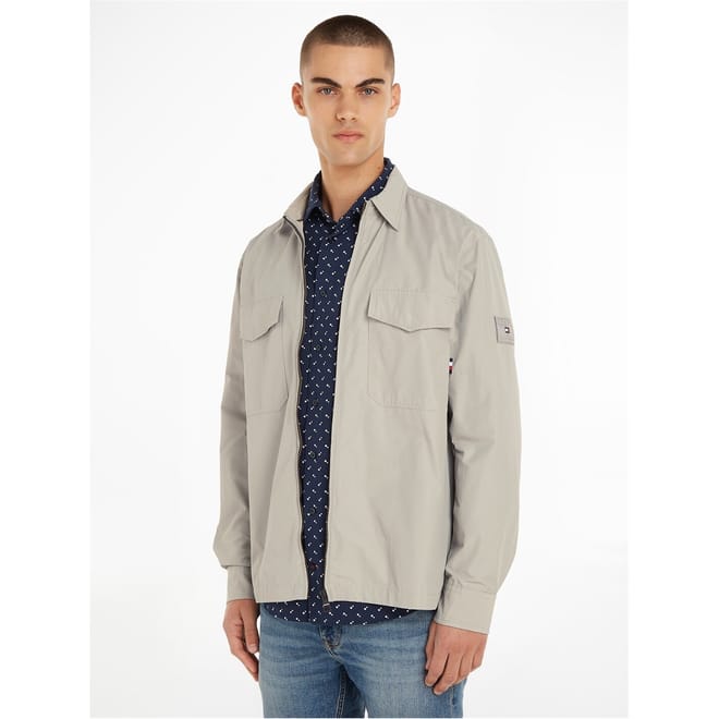 Regular Fit Paper Touch Overshirt