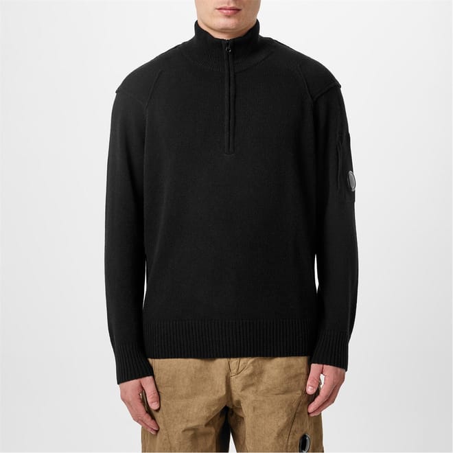 Lambswool Grs Half Zipped Knit
